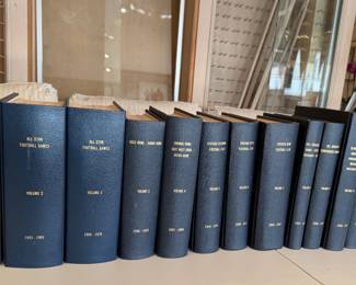 To be sold as a lot of 15 volumes of Vintage sports programs, tickets, etc.