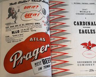 To be sold as a lot of 15 volumes of Vintage sports programs, tickets, etc.