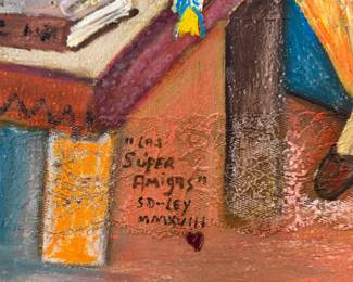 Super Amigas by Sandra Dooley -  original oil painting