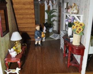 Doll Househouse #1 - to be sold furnished as lot # 1 to the highest offer.  Call prior to the sale  (805-444-6411) with your best offer