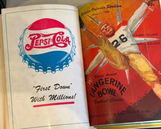 To be sold as a lot of 15 volumes of Vintage sports programs, tickets, etc.