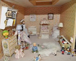 Doll Househouse #2 - to be sold furnished as lot # 2 to the highest offer.  Call prior to the sale  (805-444-6411) with your best offer