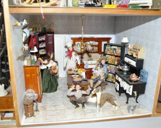 Doll Househouse #2 - to be sold furnished as lot # 2 to the highest offer.  Call prior to the sale  (805-444-6411) with your best offer