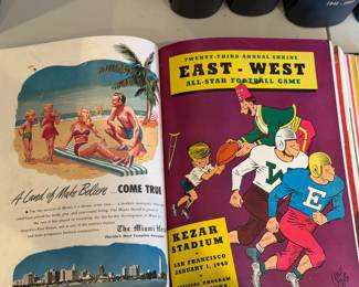 To be sold as a lot of 15 volumes of Vintage sports programs, tickets, etc.