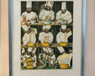 Great Chefs of America by Guy Buffet -  8 lithos - LTD ED   24 0f 500