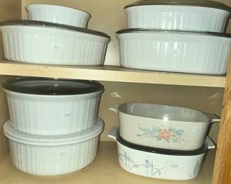 LOTS OF VERY NICE CORNING WARE