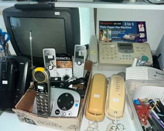 PHONES, FAX MACHINE