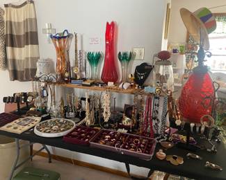 JEWELRY AND VINTAGE MURANO GLASS!
