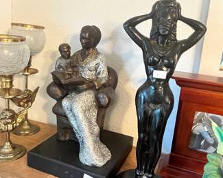 SEVERAL PIECES OF AFRICAN AMERICAN ART