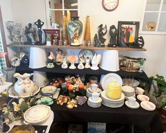 LOTS OF COLLECTIBLES & GLASSWARE