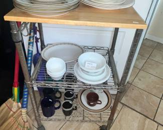 STAINLESS KITCHEN CART