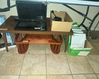 BREAKFAST-IN-BED TRAY AND ANOTHER LAPTOP