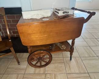 COLONIAL MAPLE TEA CART