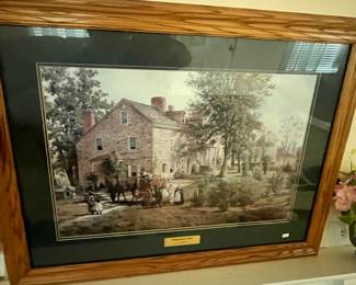 "PEDDLER'S CART" PRINT BY E.L. HENRY