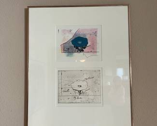 Jim Dine Print signed numbered 10/47 1972
