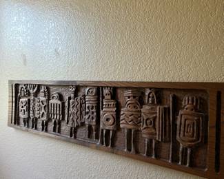 Evelyn Ackerman - wall plaque - stamped! 