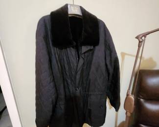 Mink Lined Men's Coat