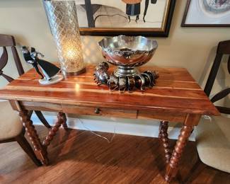 Unique Table with Bobbin Legs