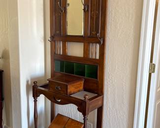Antique Hall Tree