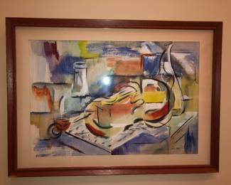 Watercolor signed Helen Brat or Byatt