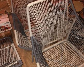 West Elm patio chairs