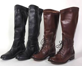  05 2 Frye Womens 8B Tall Leather Riding Boots 