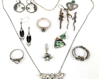 Sterling Silver Jewelry Assortment, 33g