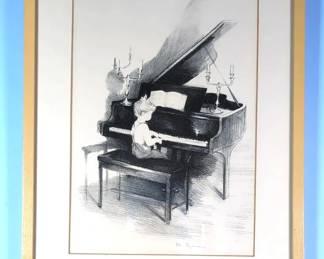  Duet  Margery Austen Ryerson Vintage Lithograph