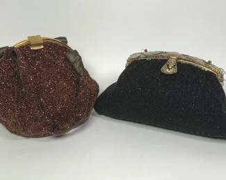Vintage Beaded Evening Clutch Bags