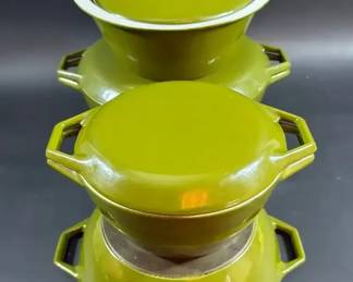 Nacco Vintage Denmark Enameled Cast Iron Cookware