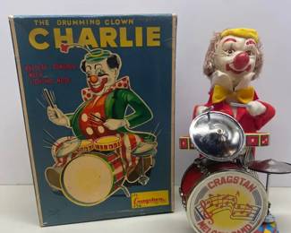 1950s Cragstan Melody Band, Charlie the Drumming Clown