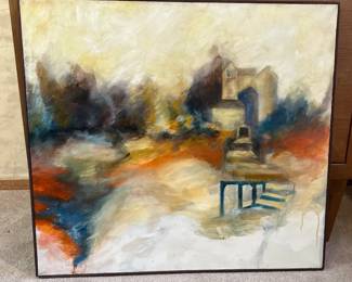 Original Large Oil Painting By Local Artist