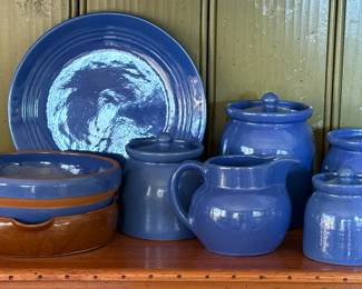 Bybee Pottery Blue Stoneware