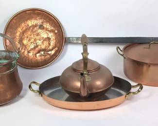 Forged Iron Handle Skimmer With Copper Vessels