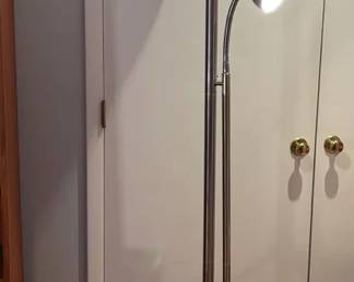 Torchiere Floor Lamp and Pottery Barn Desk Lamp