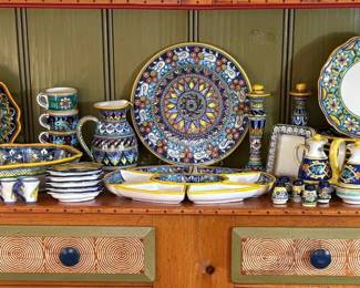 Eugenio Ricciarellis Italian Pottery Dinnerware, Serveware and Kitchenware