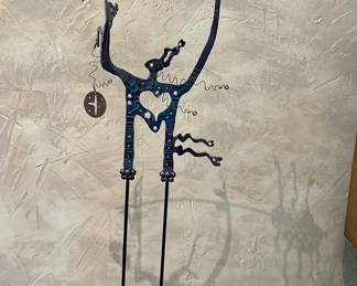 Handmade Abstract Metal Sculpture 