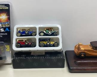 1960 Chevy Corvair, Classic Collection, And Wooden Car