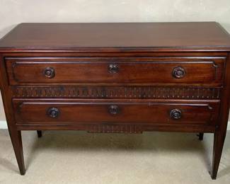 Henredon 2 Drawer Bordeaux