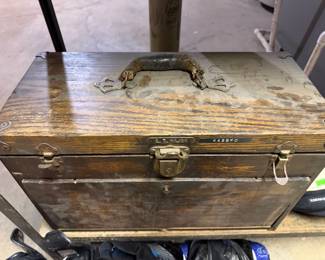 Vintage H. Gerstner & Sons wooden machinist tool chest