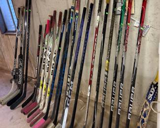 Hockey Sticks (Reebok, True, CCM)