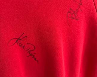 John Paxon; BJ Armstrong autographed shirt