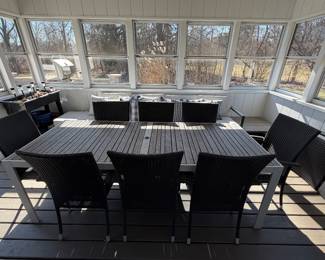 All weather patio set