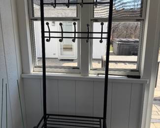 metal coat rack