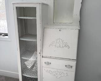 Painted wood secretary