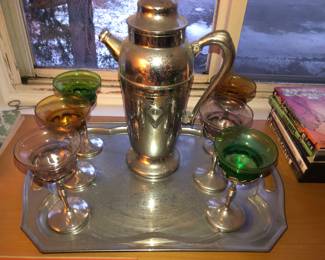 Vintage cocktail set 