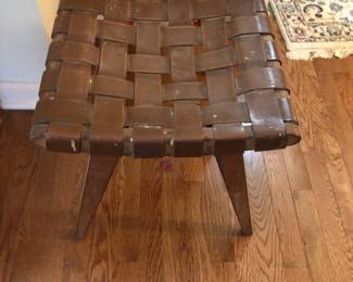 Jens Risom strap stool