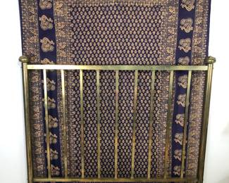 Antique brass bed