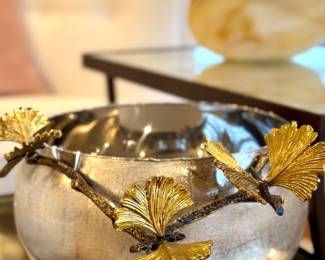 Close up of the Michael Aram butterfly bowl.