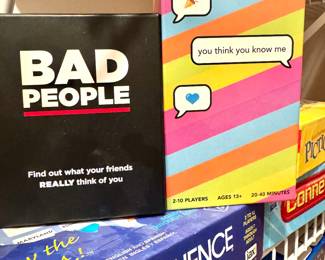 Awesome game closet! Shop these items in person. 